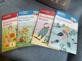 4 Mini LÜK Lernhefte für die 3. und 4. Klasse gebraucht