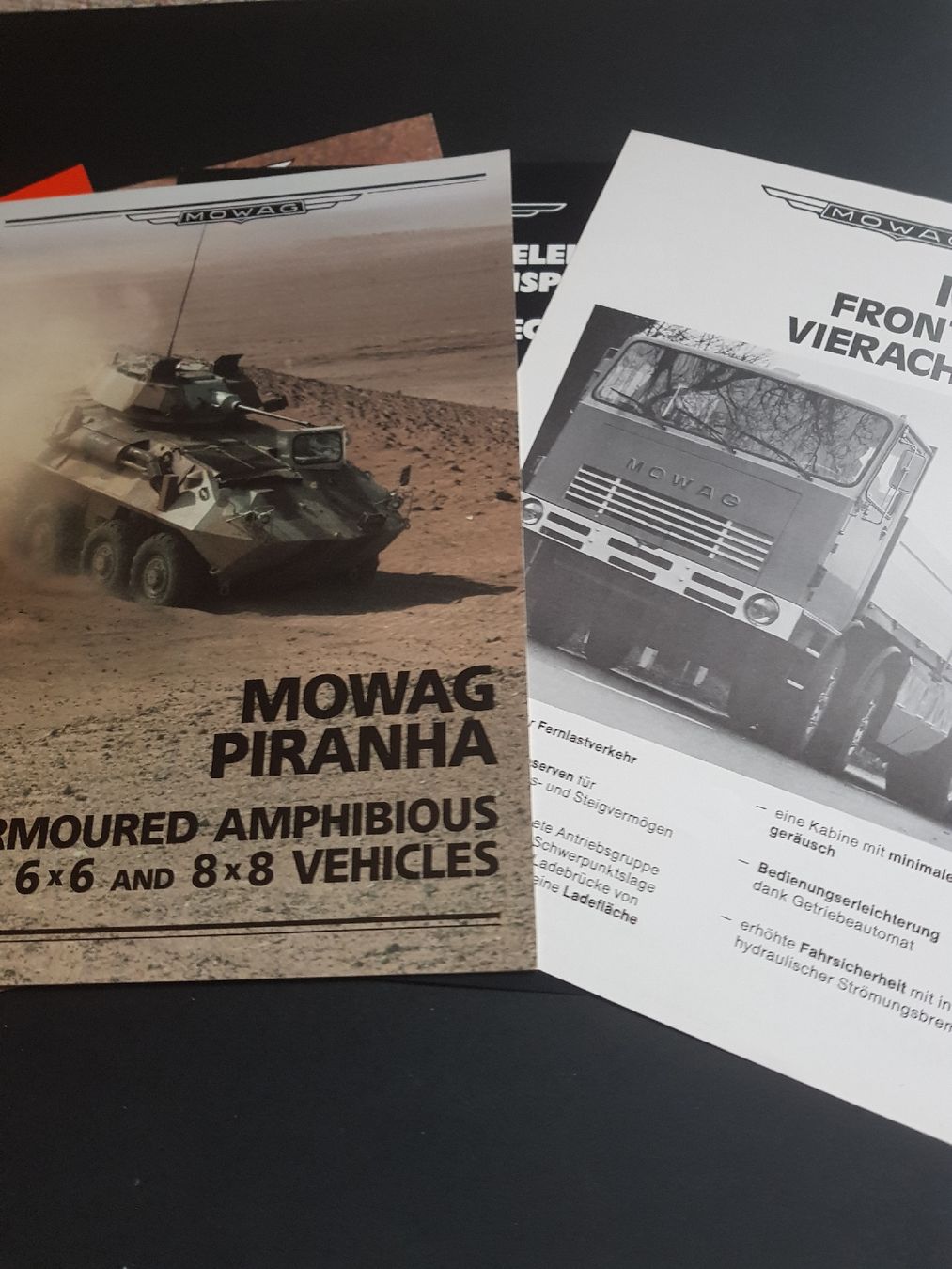 Mowag Dokumente: Mowag Prospekte, Datenblätter – Neu (gemäss Beschreibung) aus Altnau von samira41 1
