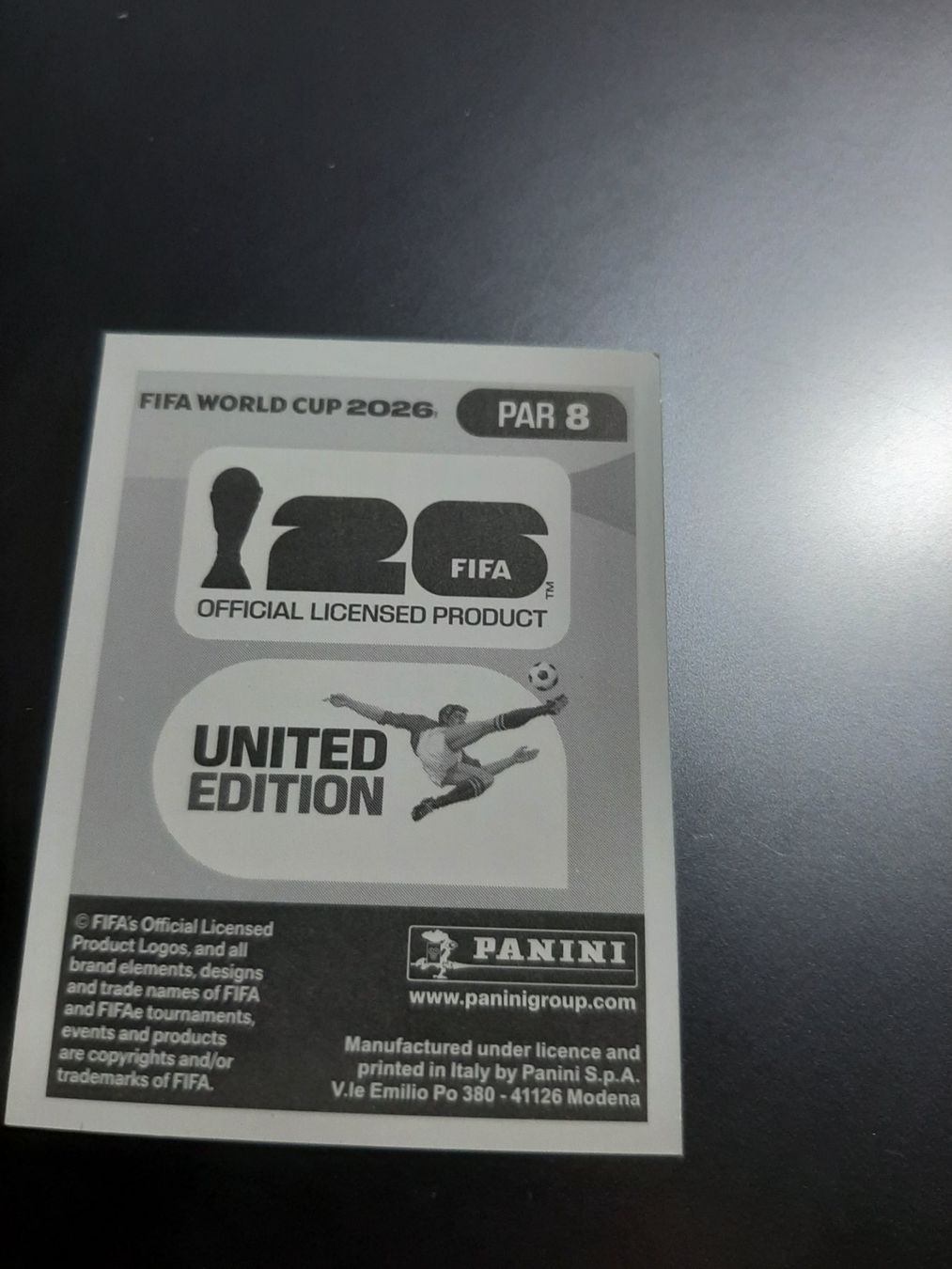 Panini Carte collezionabili: PANINI FIFA WM 2026 PAR 8 – Nuovo (secondo la descrizione) da Avully venduto da RIVALIS 1
