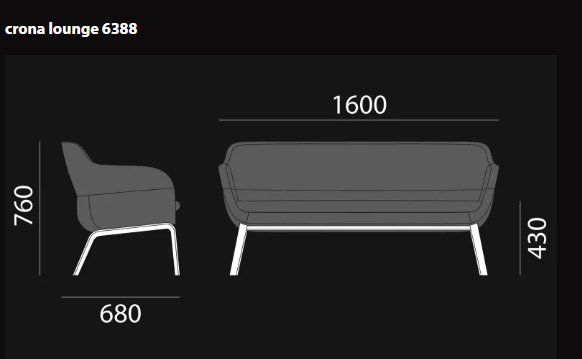 Divani: Sofa Brunner Crona Lounge mit kleinen Makeln – Nuovo (secondo la descrizione) da Urtenen-Schönbühl venduto da brunner-ag 4