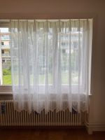Weisse Vintage Gardine / Fenster Vorhang , 1 Stück