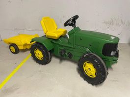 Kindertraktor John Deere mit Anhänger 