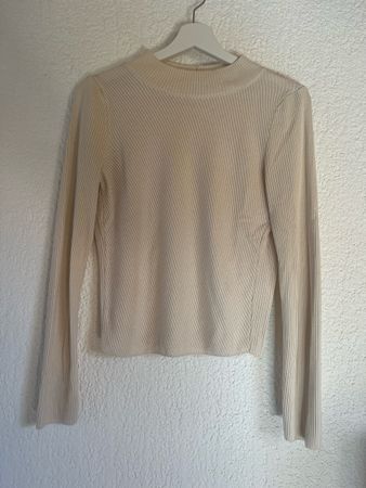 Mango Damen Pullover - Beige - Grösse S