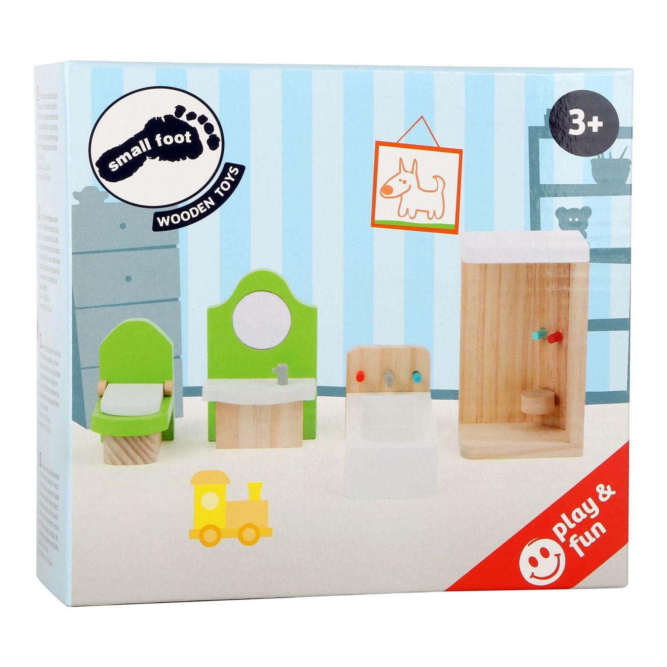 Puppenhäuser & -möbel: Puppenhausmöbel Badzimmer – Neu und originalverpackt aus Wettingen von Swala 1