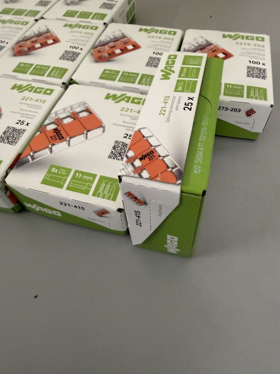 Wago Componenti elettronici: Wago Klemmen Elektro – Nuovo e nell'imballaggio originale da Zürich venduto da papaplatte 1