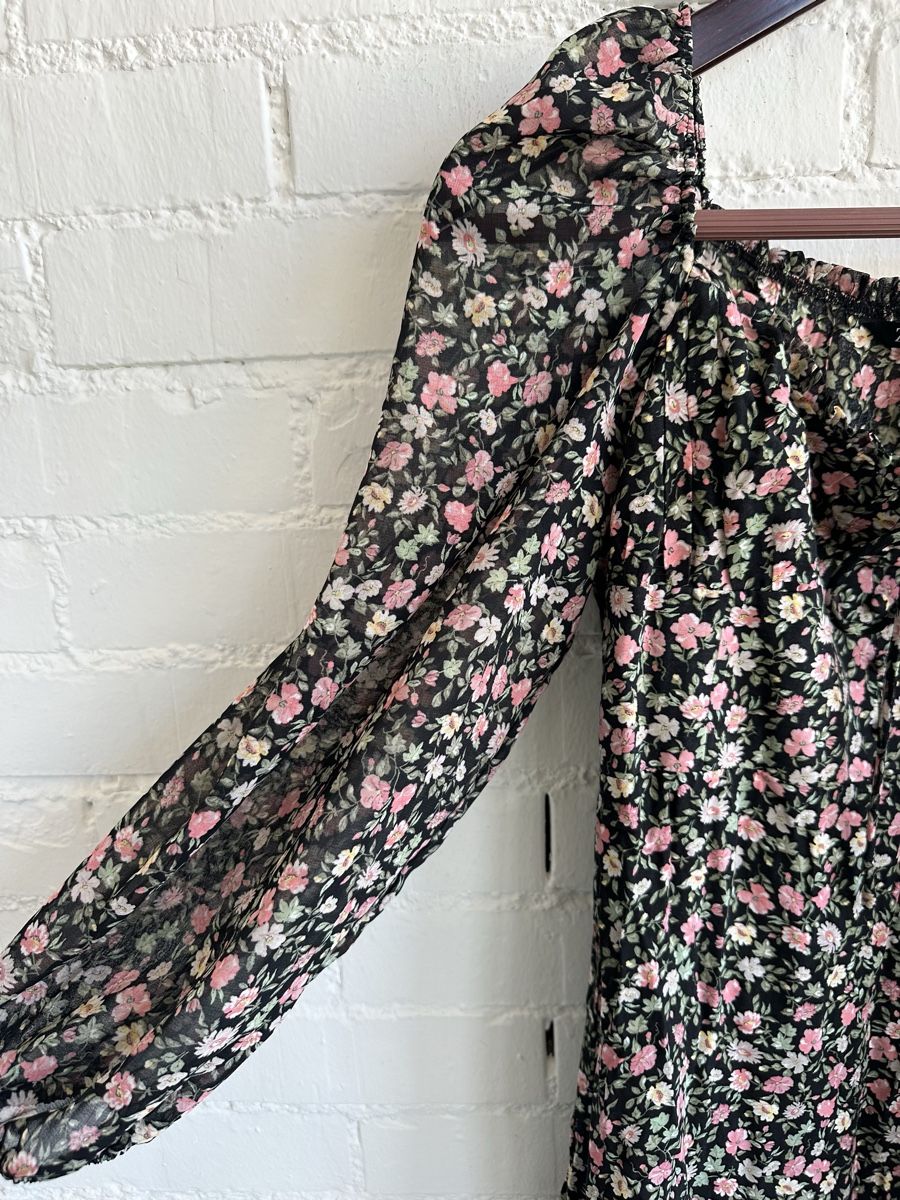 Zara Vestiti: ZARA Midikleid mit Blumenmuster / Gr. L – Usato da Bern venduto da Fraeuleinhonig 5