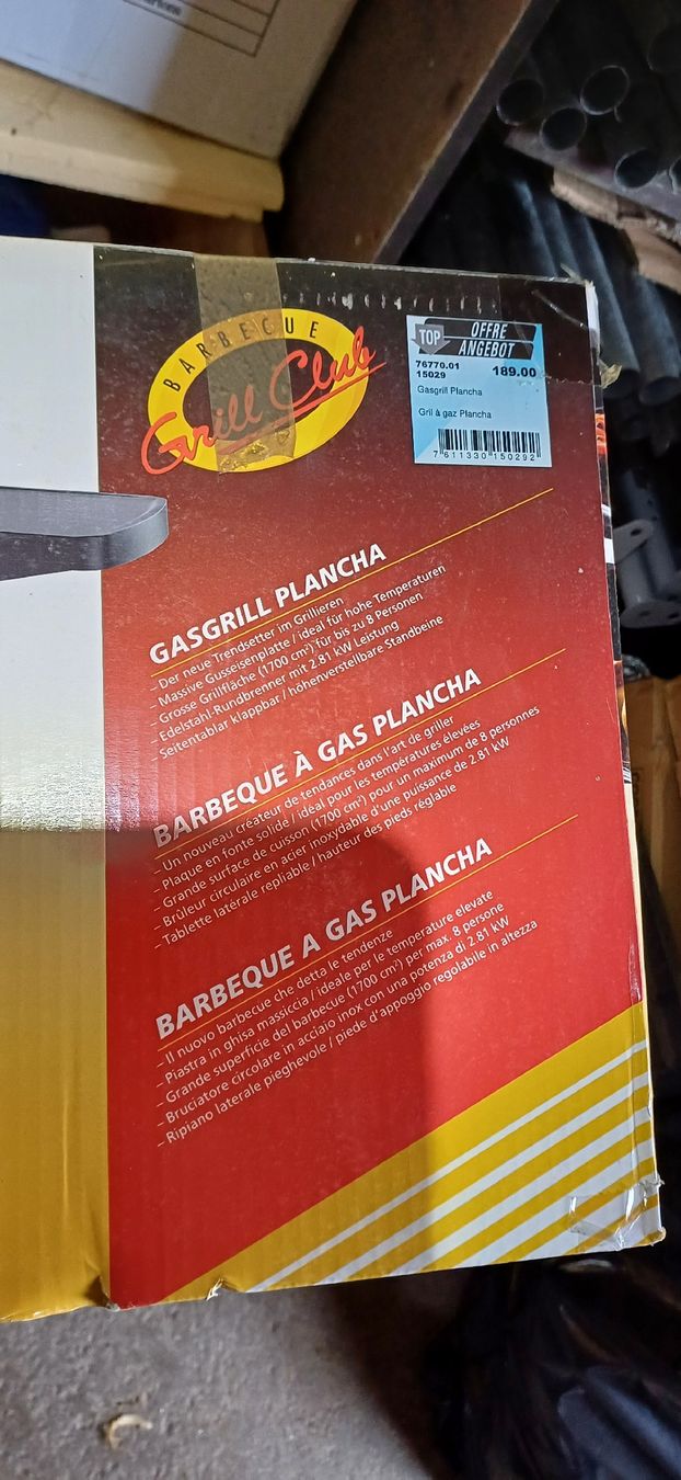 Griglie: Grill Placha – Usato da Wängi venduto da Koebi62 2