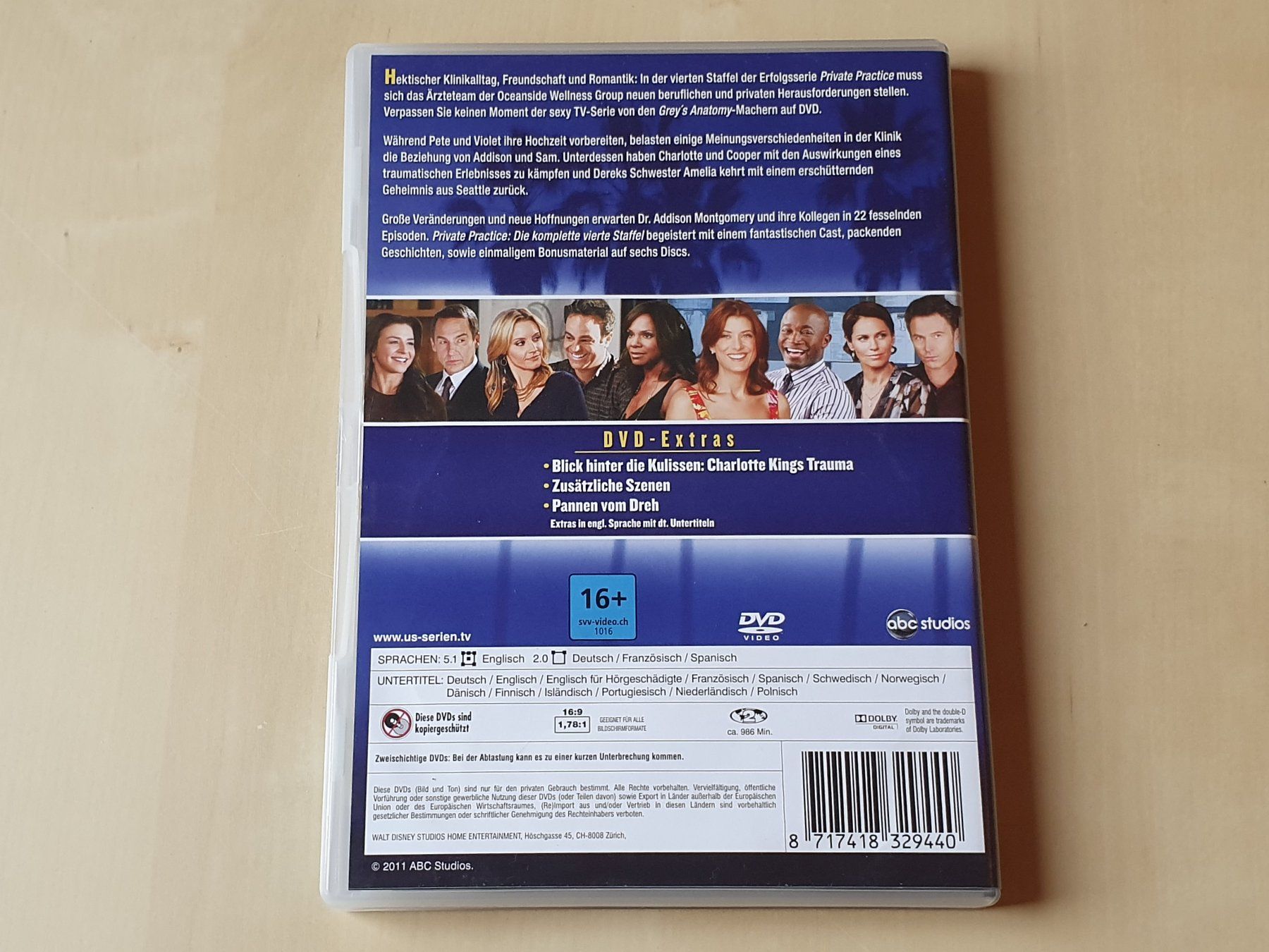 Tutti i DVDs: Private Practice Staffel 4 – Usato da Stansstad venduto da collectorsshop 1