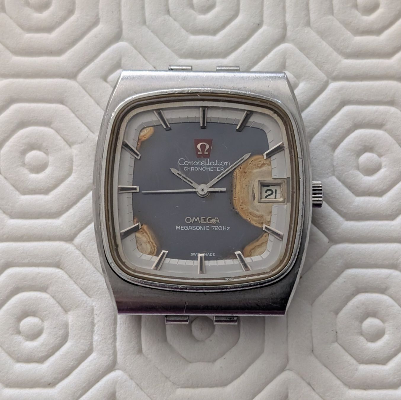 Omega Orologi: Omega Constellation Chronometer Megasonic 720 – Difettoso da Oberbüren venduto da Space20 1