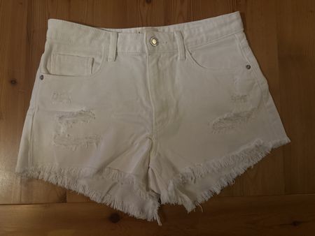 Tally Weijl hotpants, shorts, Used-Look weiss Neu