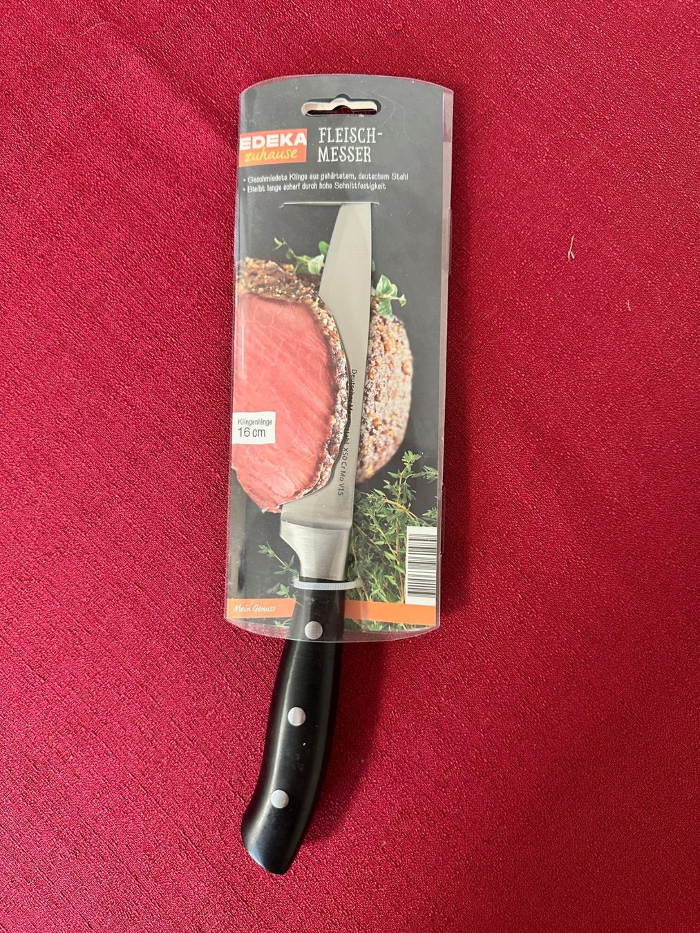 Coltelli da cucina: Neues Fleischmesser von Edeka, 16 cm Klinge – Nuovo e nell'imballaggio originale da Abtwil AG venduto da MaVo.0710