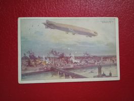 Künstler Karte Schulze Zeppelin 1915
