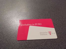 Taxkarte Deutsche Telekom, Guthaben