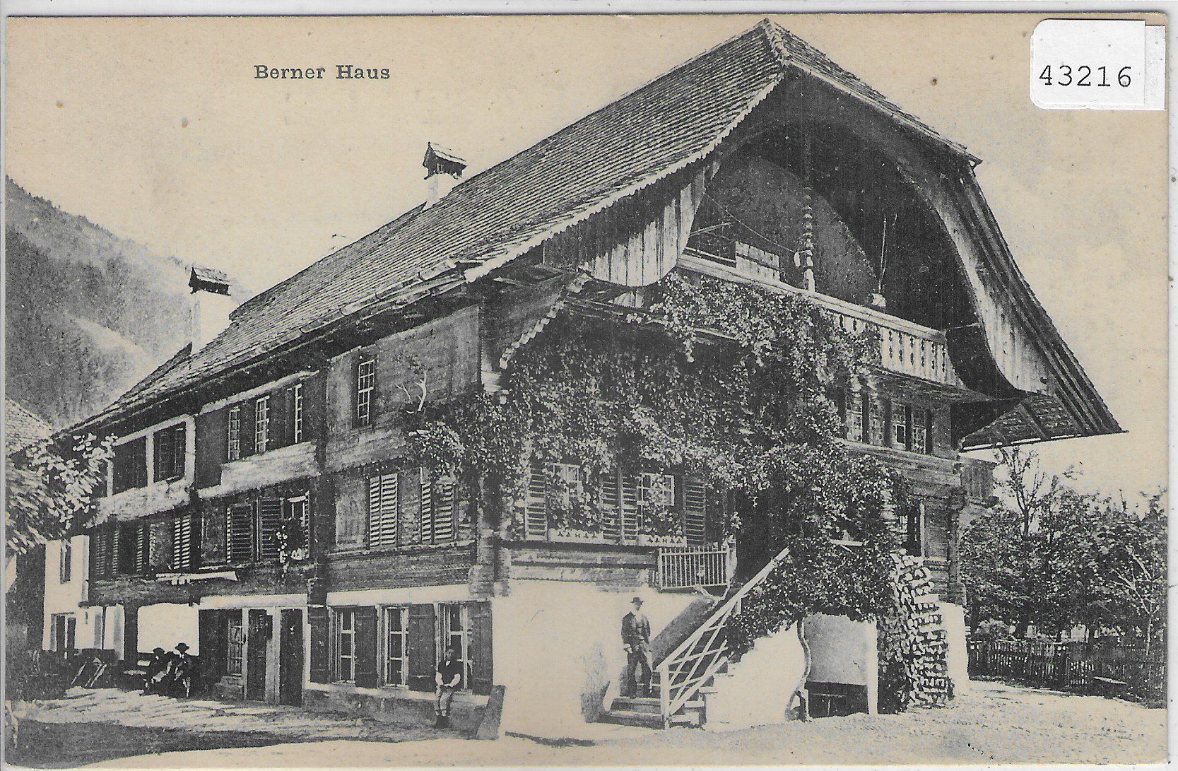 Cartoline postali: Berner Haus - animee – Usato da Ettingen venduto da Kartenplanet
