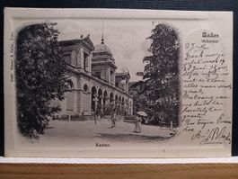 AG, Baden,  Casino anno 7.VII.04, Nr 63487 nach Amsterdam