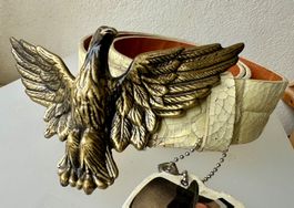 The Manual Co Ledergürtel mit grosser Adler Schnalle🎄🎄🎄🎄