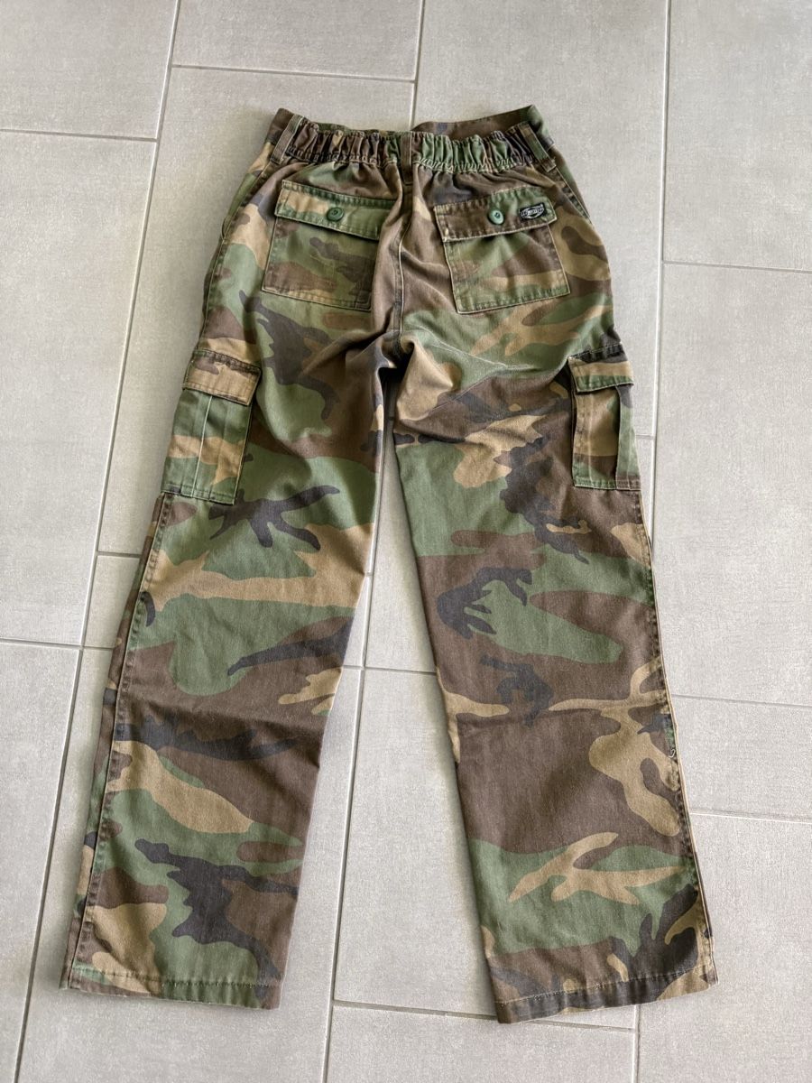 Pantaloni: Tarnhose MFH, Gr. S, Militär Cargo Hose – Usato da Reitnau venduto da Chiroptera74 1