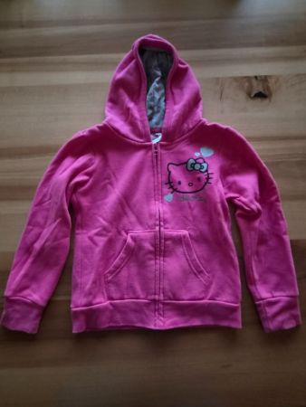 Hello Kitty Kapuzenjacke, Gr. 128, Pink