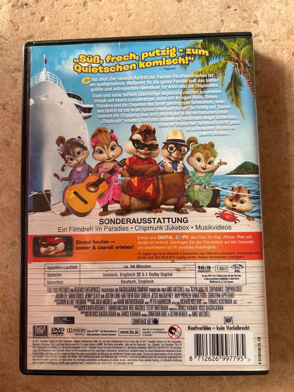 Tutti i DVDs: DVD: Alvin und die Chipmunks – Usato da Oberkulm venduto da angela_05 1