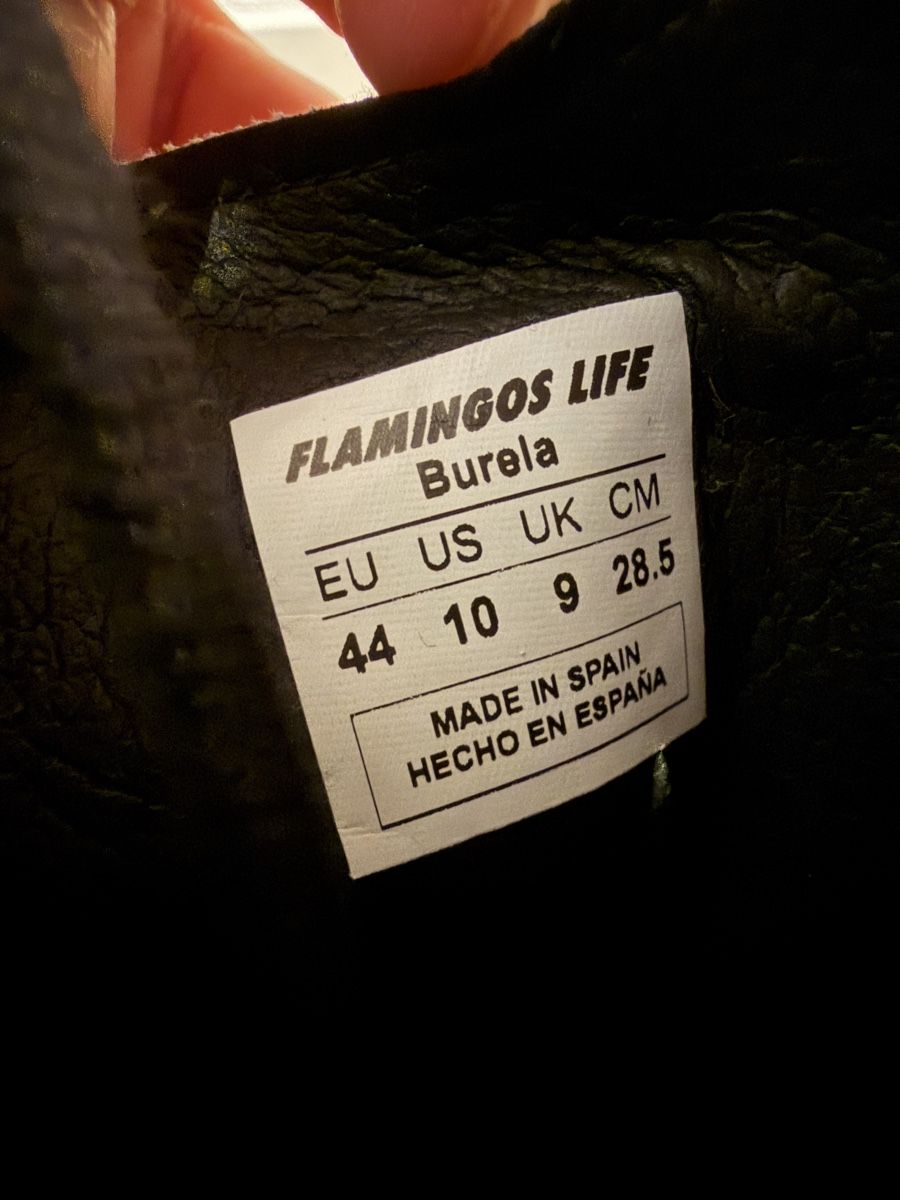 Scarpe da uomo: Flamingos Life Burela Sneaker, Schwarz, Grösse 44 – Usato da Schneisingen venduto da elsi33 2