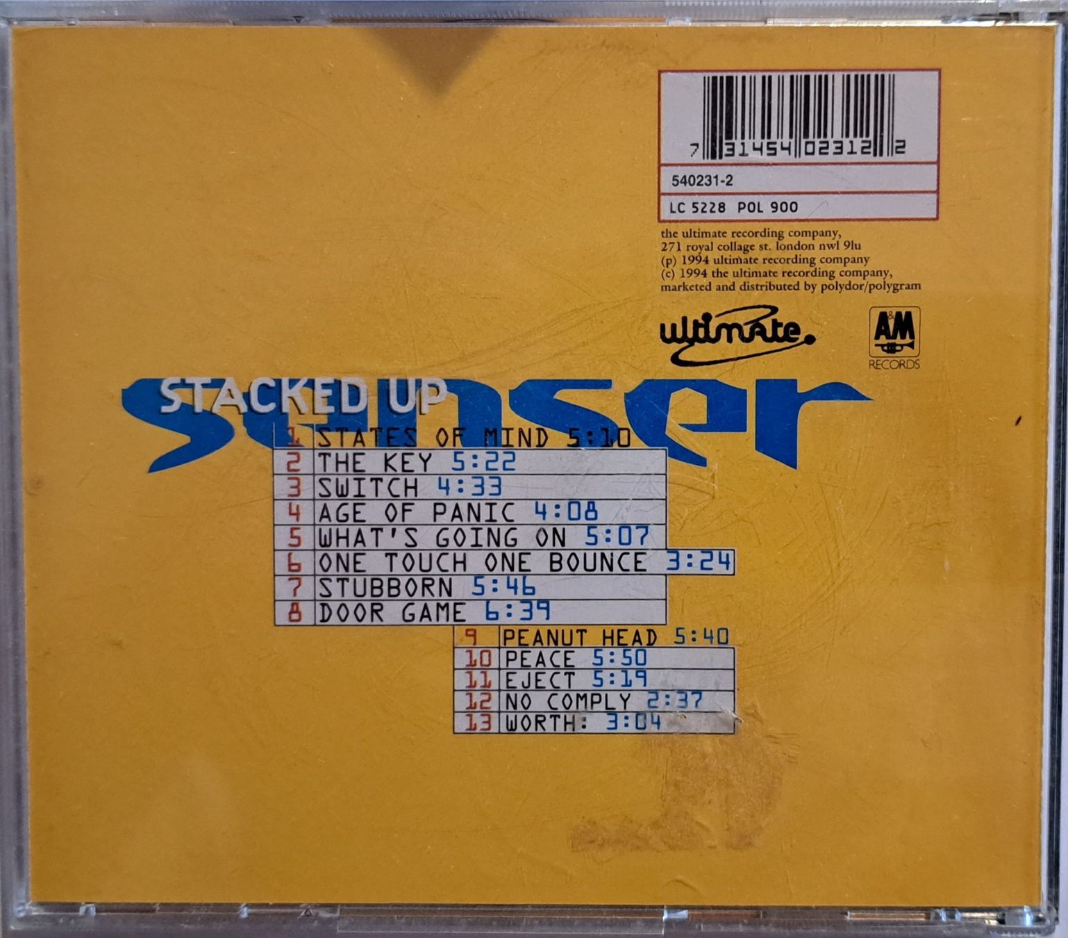 CDs: Senser - Stacked Up – D'occasion à Tenniken par mik_6mxg 1