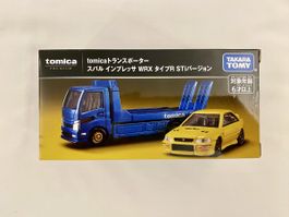 Tomica Premium Subaru Impreza WRX STI 2door mit Transporter