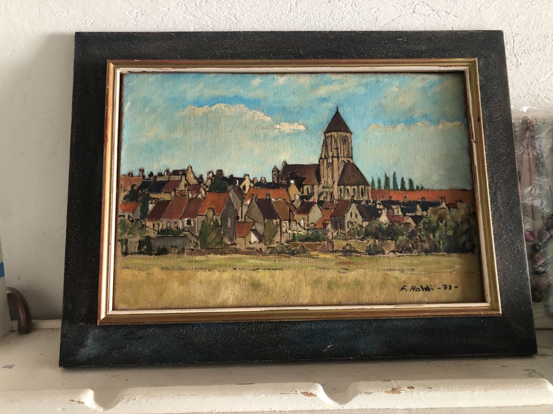 Gemälde: Bild F.Haldi 1973 – Gebraucht aus Wallisellen von Casanna56 2