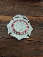 CAPTAIN FIRE DEPT. NEW YORK PLAKETTE Badge Neu