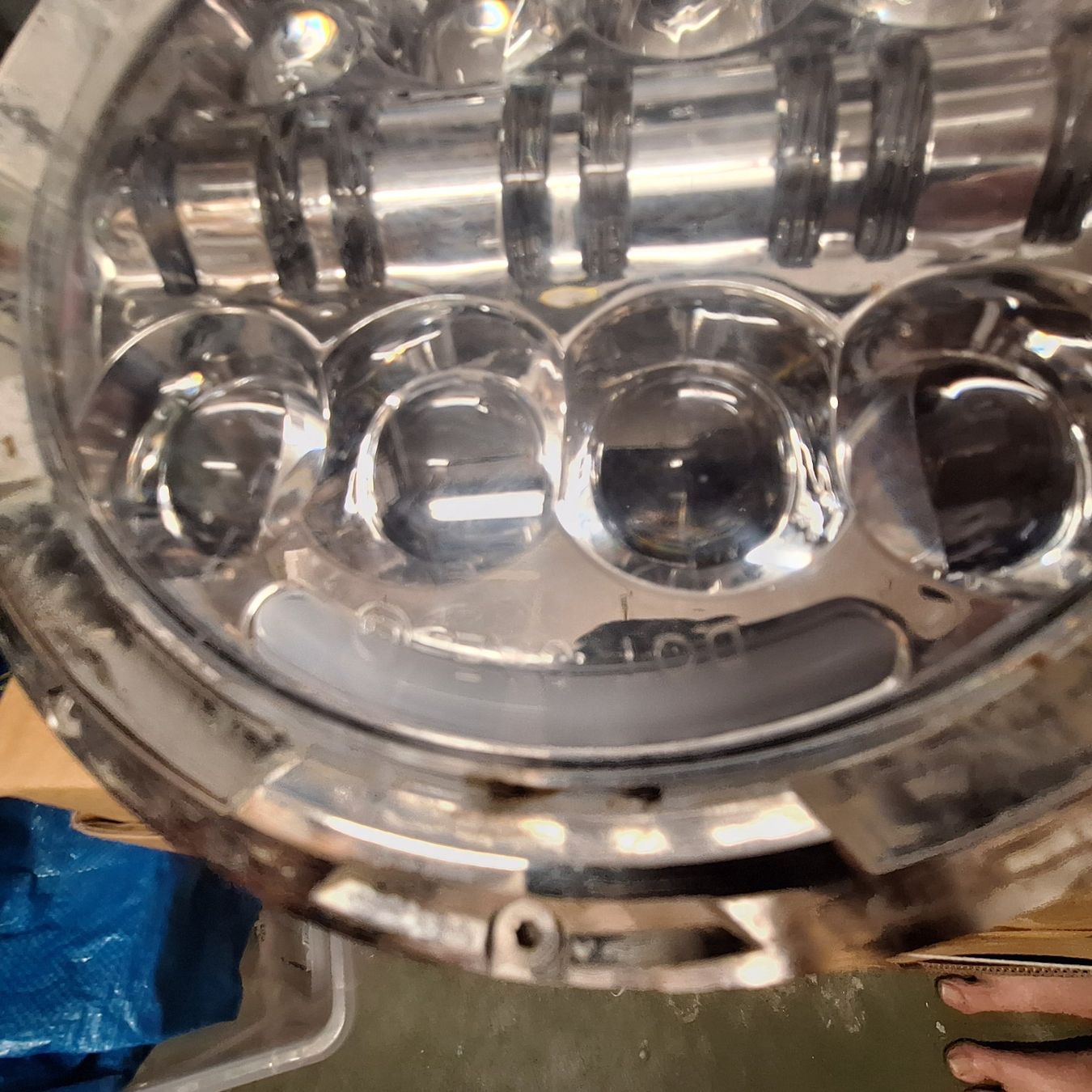 Land Rover Scheinwerfer: 7" LED Scheinwerfer ohne E Zulassung – Gebraucht aus Itingen von Samlandy 3