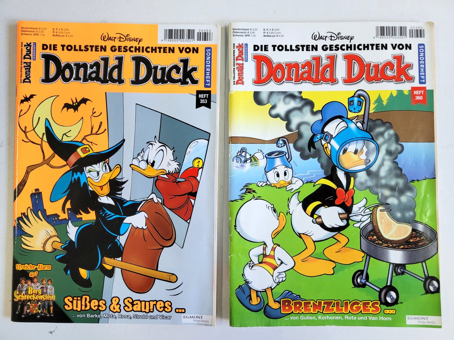 Fumetti: Donald Duck Sonderheft Nr.353+360 – Usato da Schöftland venduto da huair