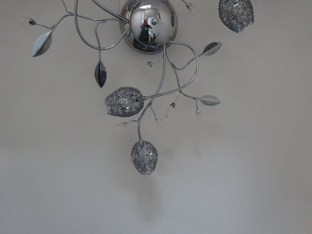 Lampade: Deckenlampe Silberfarbig – Usato da Laupen ZH venduto da marsaba 5