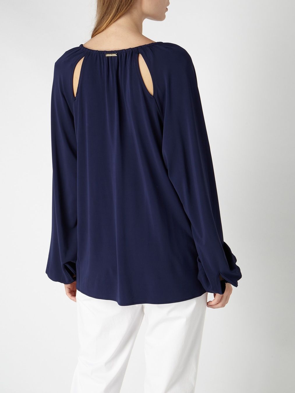 Michael Kors Camicette: Michael Kors Bluse in Dunkelblau – Usato da Oberwil-Lieli venduto da Borz2 2