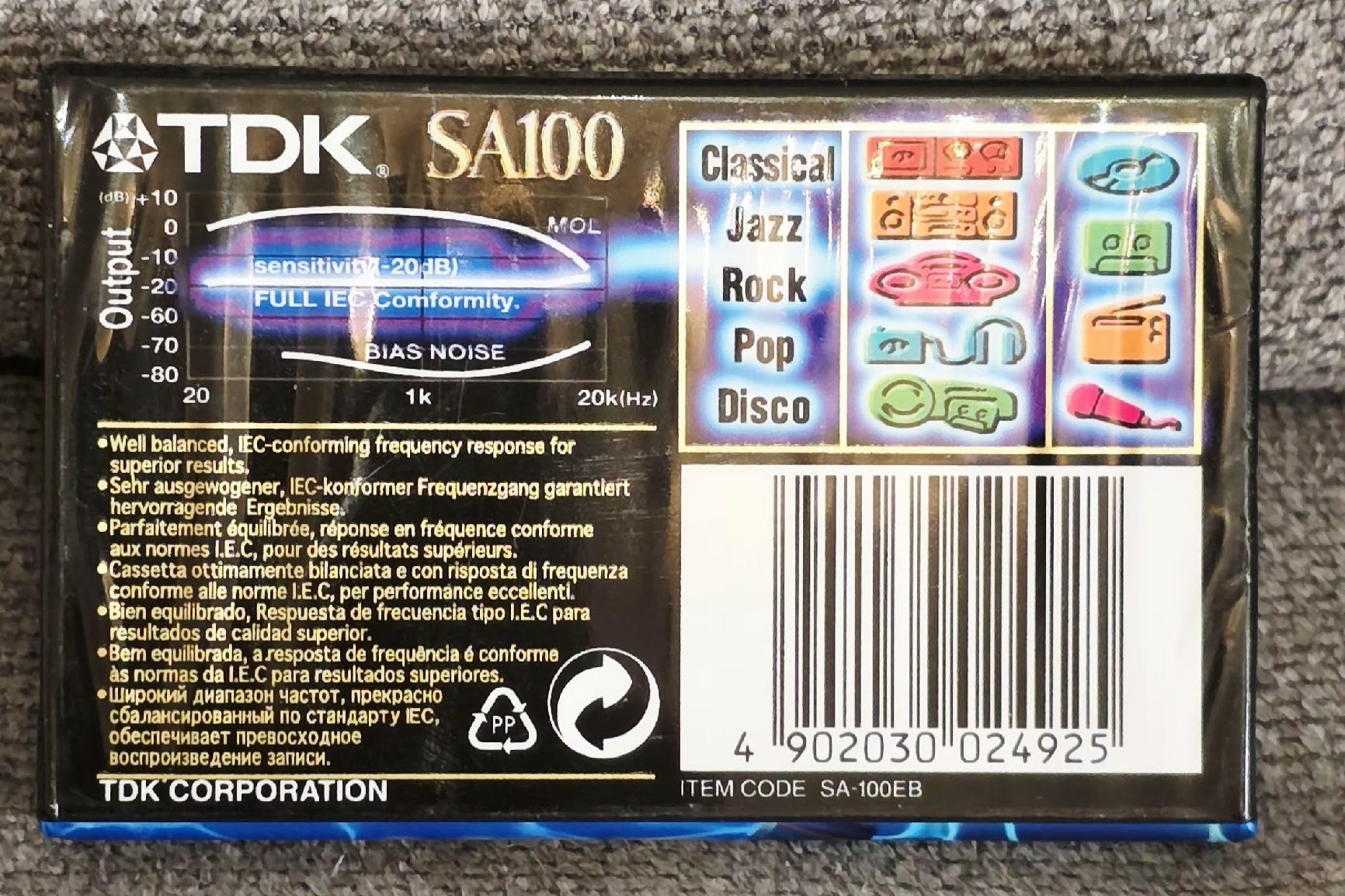 Musicassette: TDK"SA-100" top cassettes type II – Nuovo e nell'imballaggio originale da LAUSANNE venduto da Mistersound 1