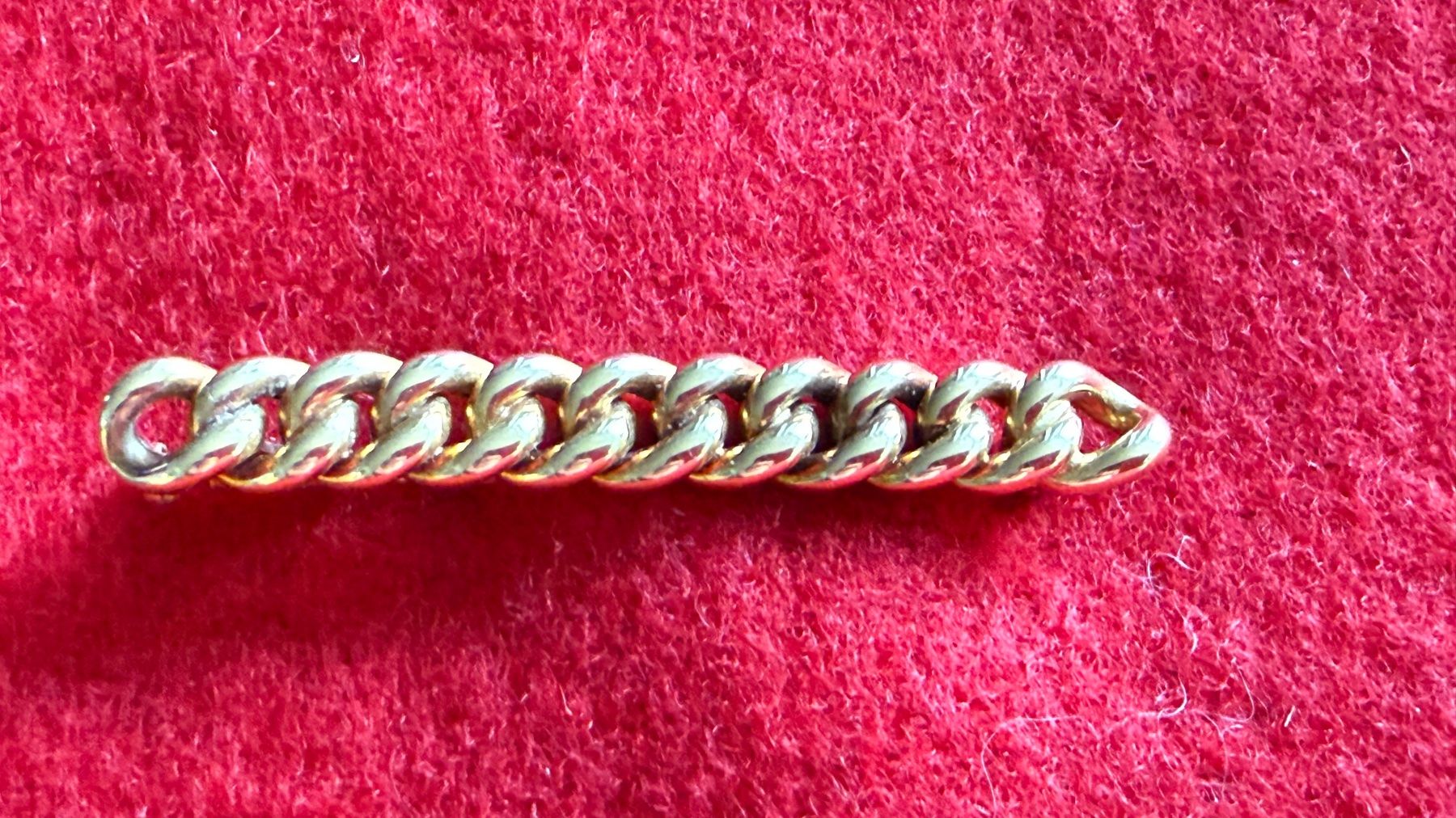 Broches & Aiguilles: Brosche, Panzer-Muster, 750er Gold, Vintage – D'occasion à Zürich par leo0105 1