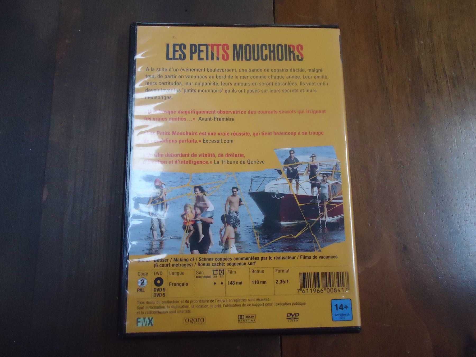 Tutti i DVDs: DVD - Les petits mouchoirs - Canet, Cluzet, Cotillard, ... – Usato da Vessy venduto da mafabe 1