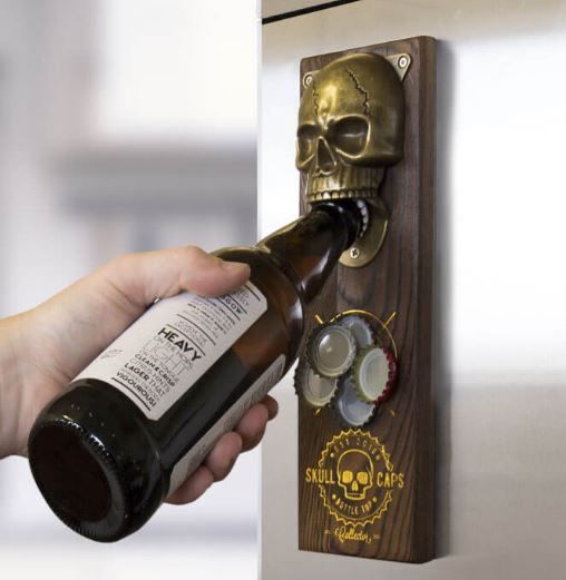 Apribottiglie & Tappi per chiusura: Flaschenöffner Totenkopf Bieröffner Männer – Nuovo (secondo la descrizione) da Hochfelden venduto da swissice 4