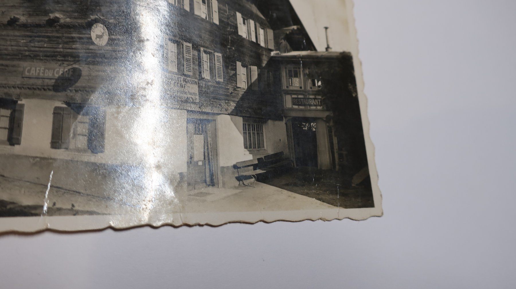 Cartoline postali: Chezieres s/Ollon Rest. du Cerf – Usato da Cormoret venduto da Pascalll2001 3