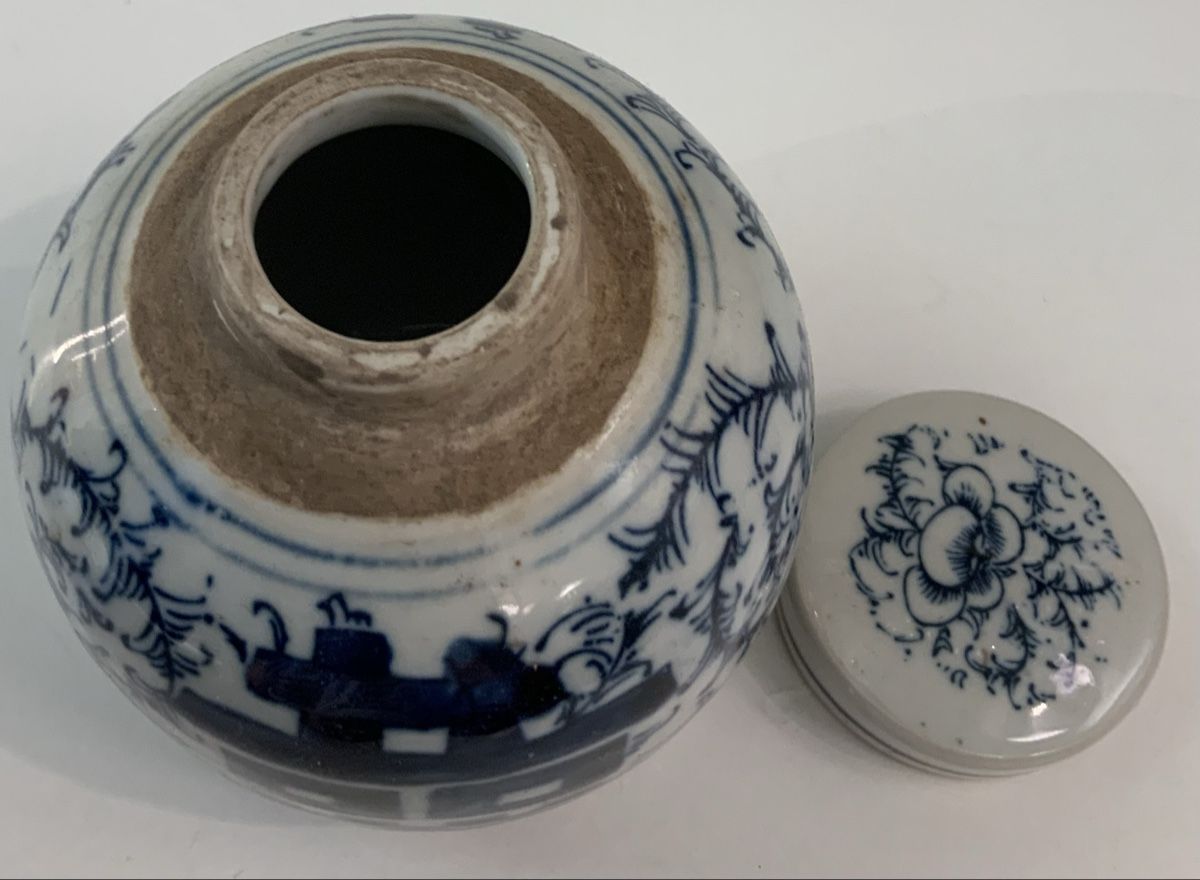 Tutte le decorazioni: Petit pot à gingembre double bonheur bleu/blanc – Usato da rolle venduto da Tontonjulot 5