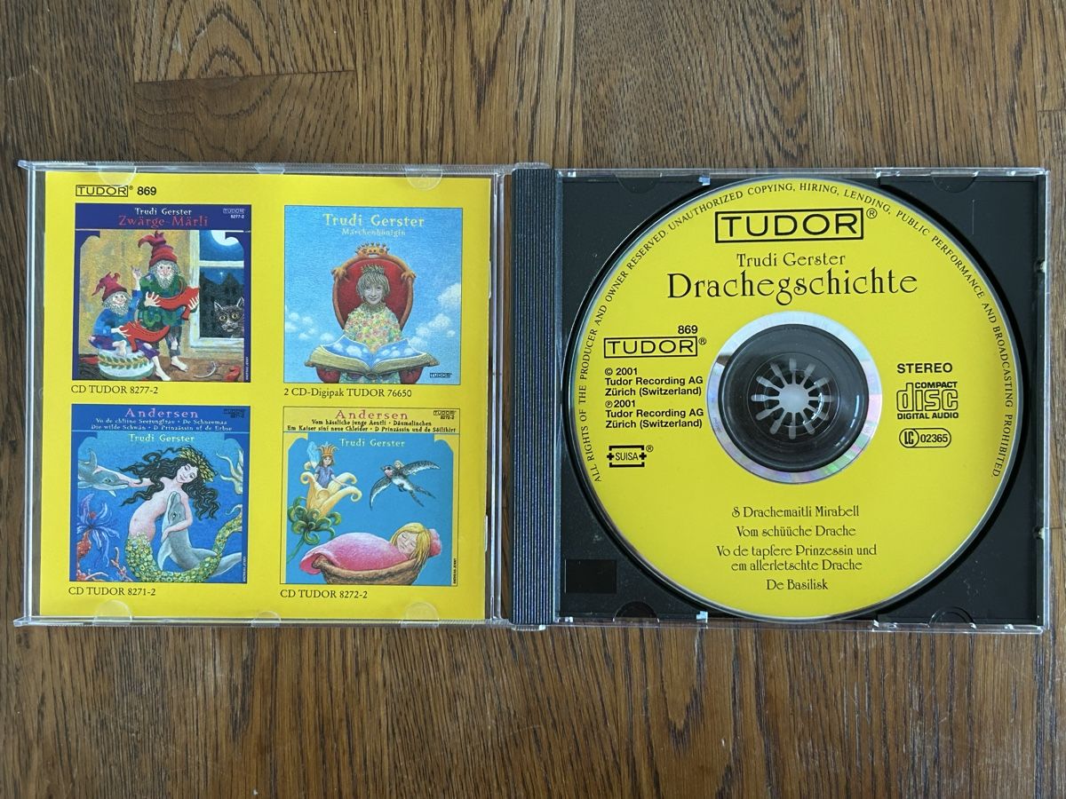 CD: Trudi Gerster Drachegeschichte CD, Mundart – Usato da Wolhusen venduto da eve_m6cg 1