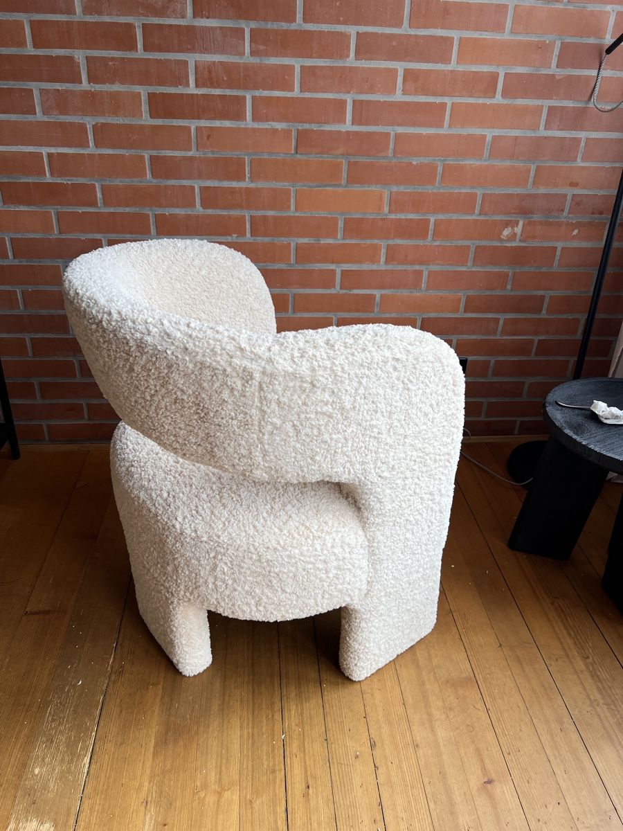 Sessel: Sessel Bouclé Teddy Retro Design Lounge Sessel  – Gebraucht aus Biel/Bienne von mona222 4