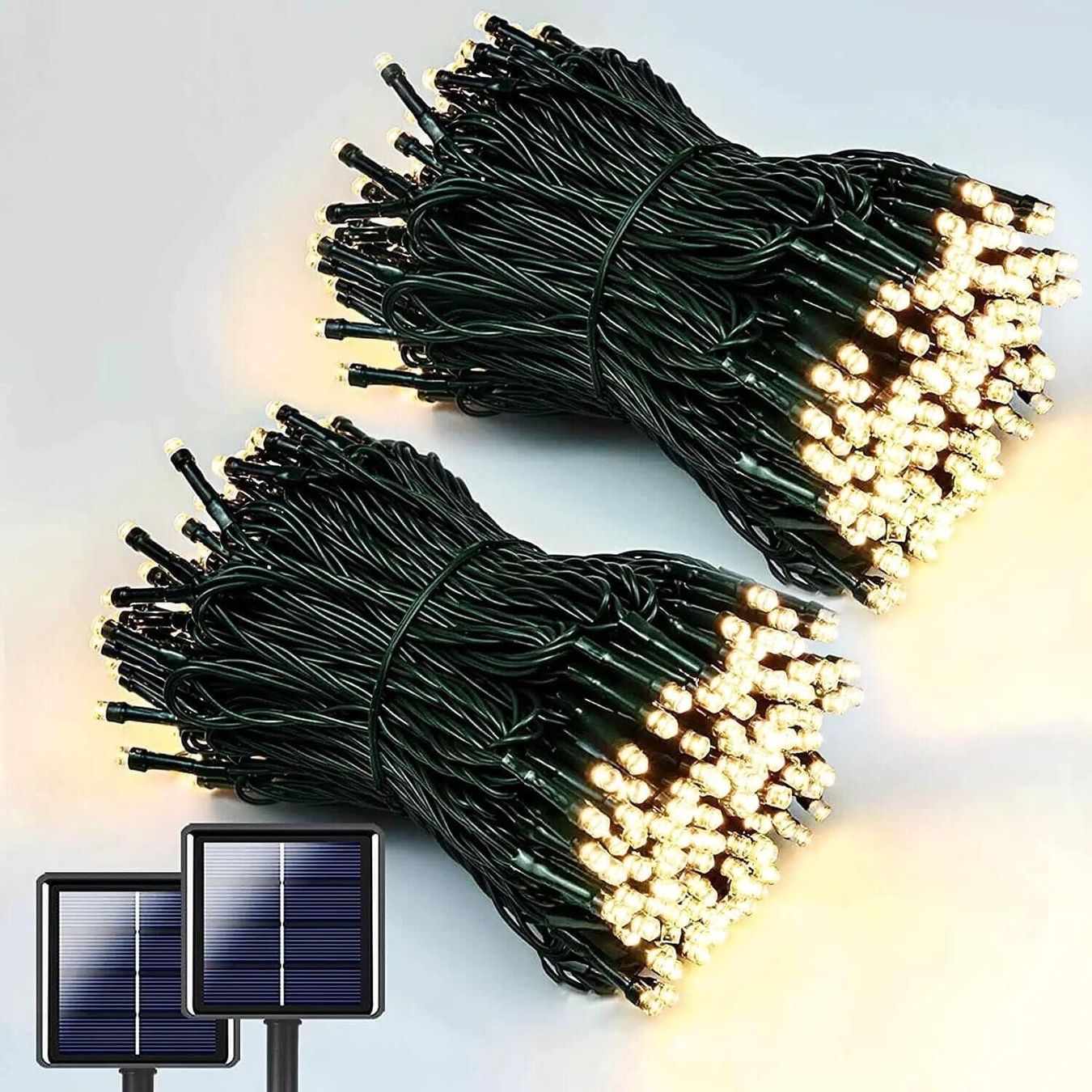 Ghirlande e barre luminose: 2x Solar Lichterkette 20m – Nuovo e nell'imballaggio originale da Nuglar venduto da SmartLiving24 3