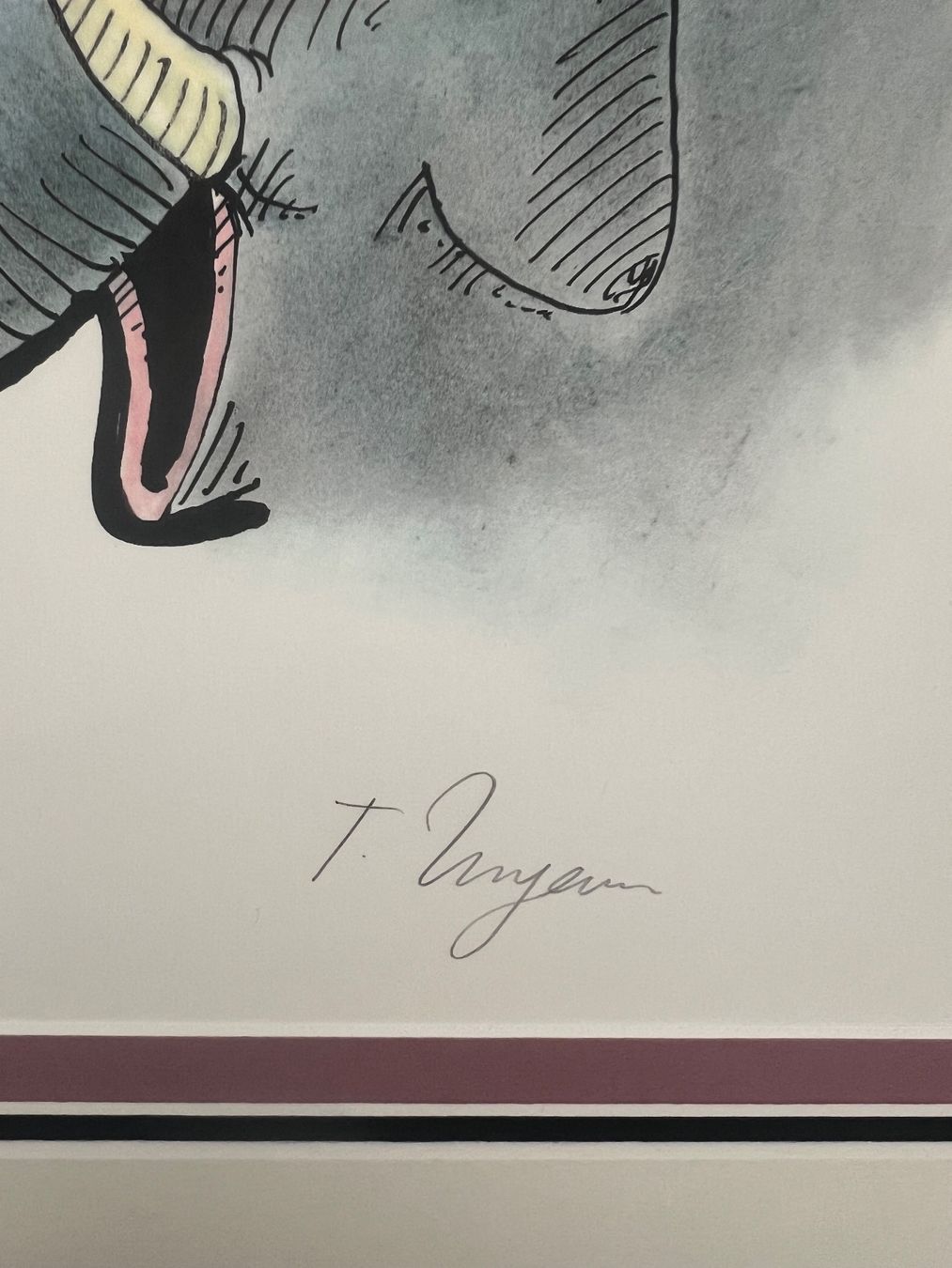 Grafica & Litografie: Tomi Ungerer, handsigniert – Usato da Rain venduto da Pic-Ass 2