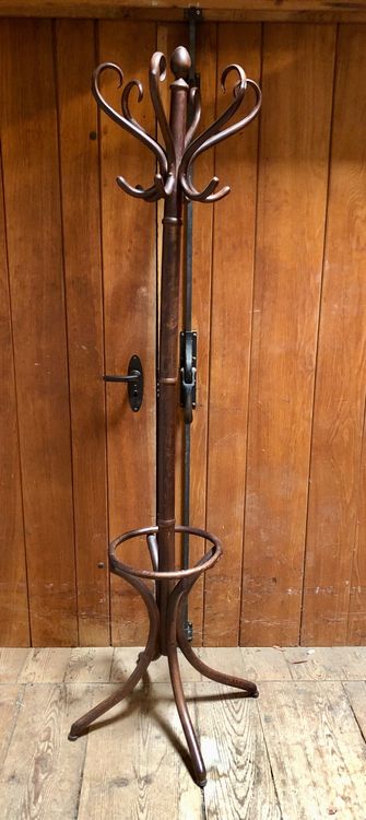 VEVOR Garderobenständer Holz - 176cm Kleiderständer Mit 11 Haken - Stabiles Design Für Flur & Wohnzimmer - 18kg Tragkraft