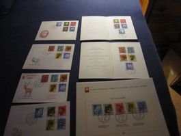 PJ 1964-5-6 FDC Serie und PTT Blatt