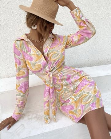☀️Zartes Hemdblusenkleid Gr. L☀️