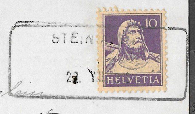 Tutti i francobolli: AR Stein 1932 mit Aushilfsstempel Stein APP. 22.VII.32 – Usato da Schocherswil venduto da prinzipal60 1