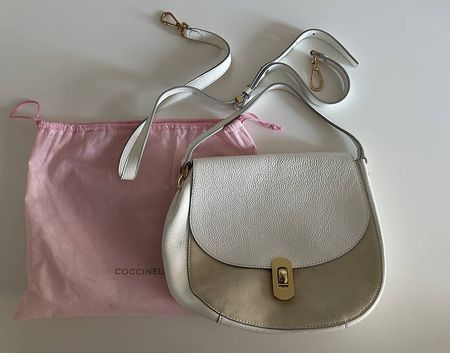 COCCINELLE Handtasche weiss Leder NEU