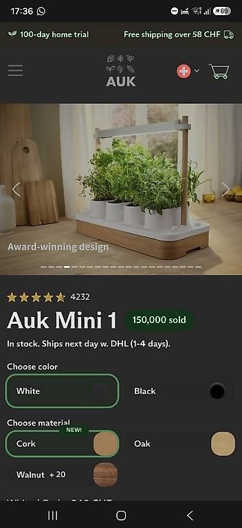 Box contenitori: Auk Mini Indoor Garten – Usato da Belp venduto da peppelino