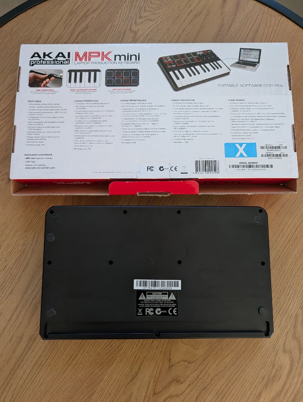 Akai Musikinstrumente: Akai MPK mini USB MIDI-Keyboard Controller – Gebraucht aus Niederteufen von dom_vkt5 2