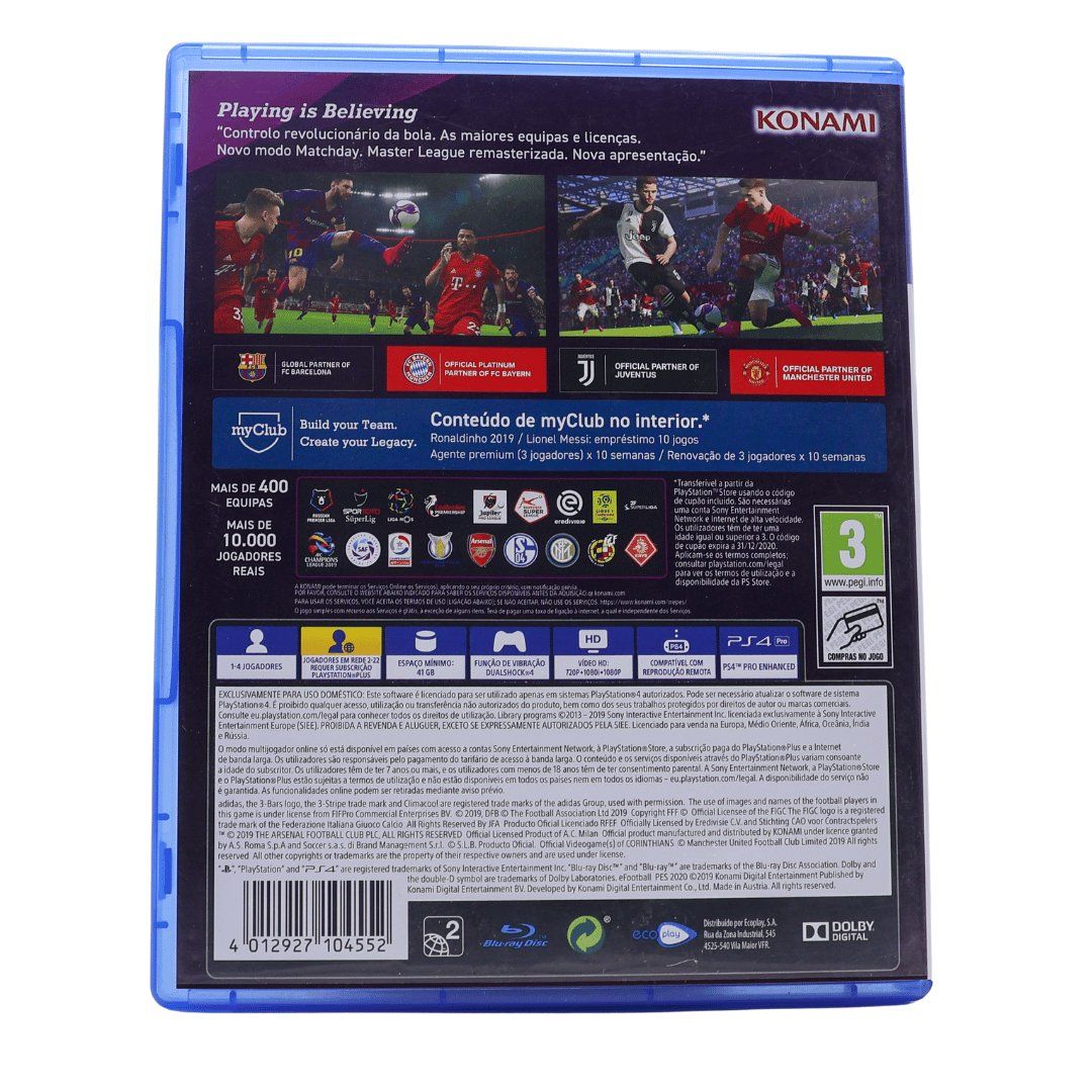 Jeux: Pro Evolution Soccer 2020 - PS4 – D'occasion à Paudex par dindeboy 2